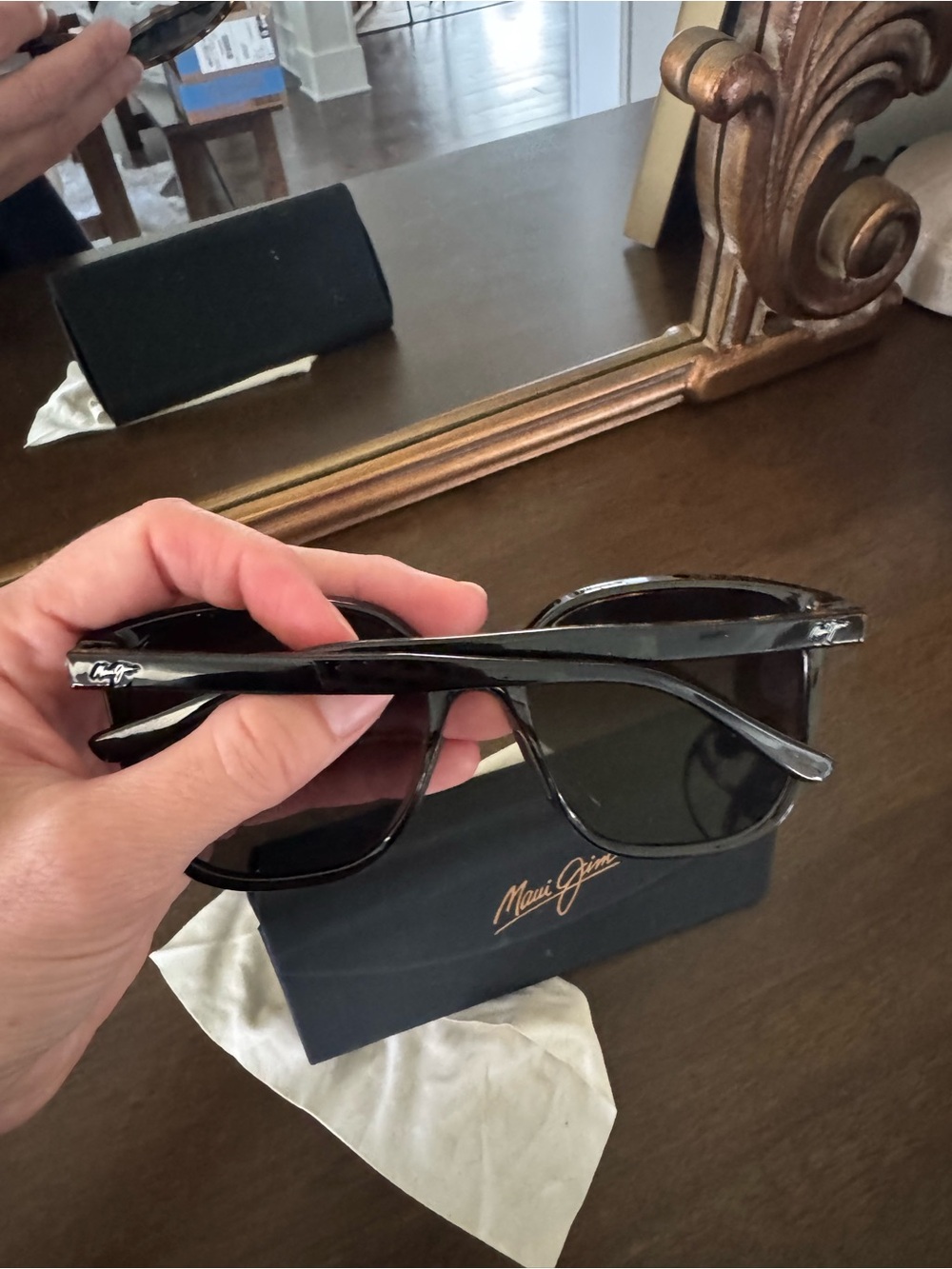 Maui Jim Women's Tortoise Shell Polarized Sunglasses- Good Fun - Picture 3 of 5